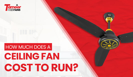 How much does a ceiling fan cost to run?