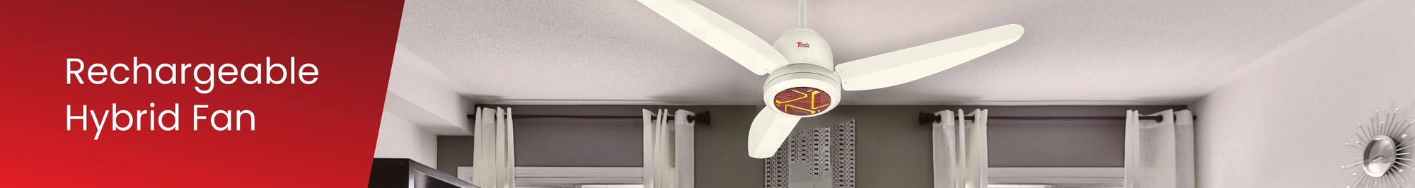 Rechargeable Hybrid Fan