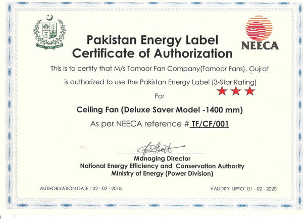Neeca Certificate