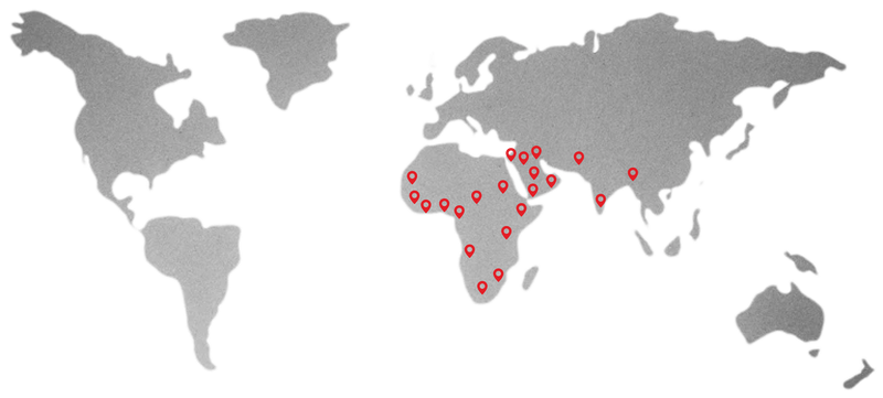 Export Markets Map