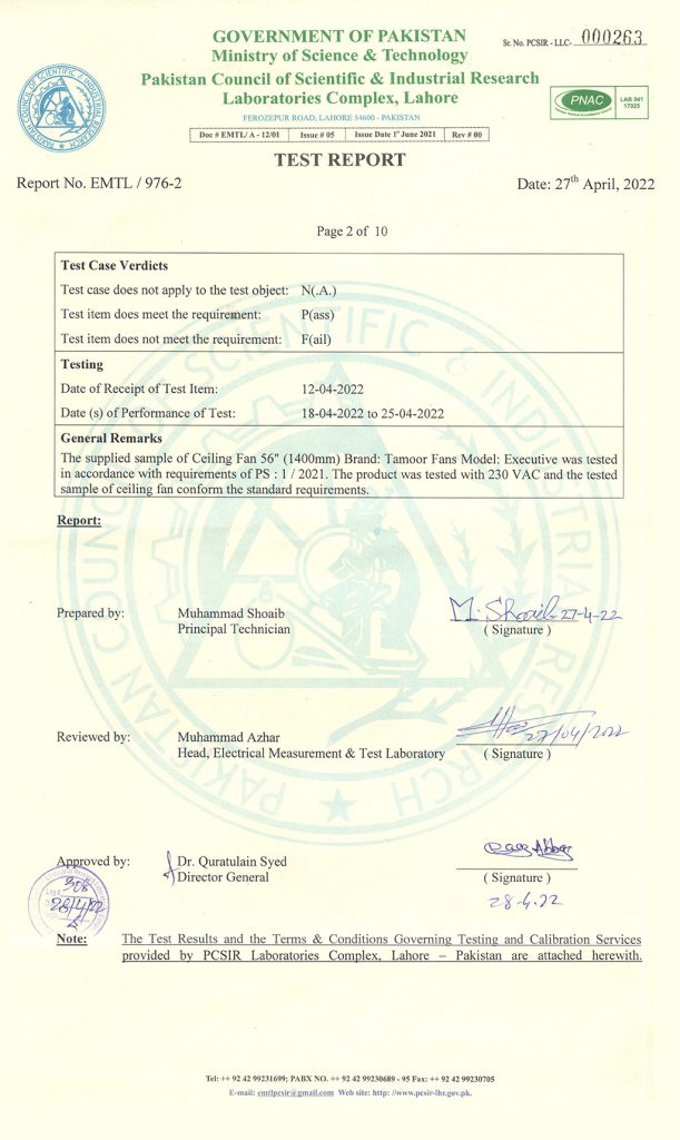 PCSIR Report