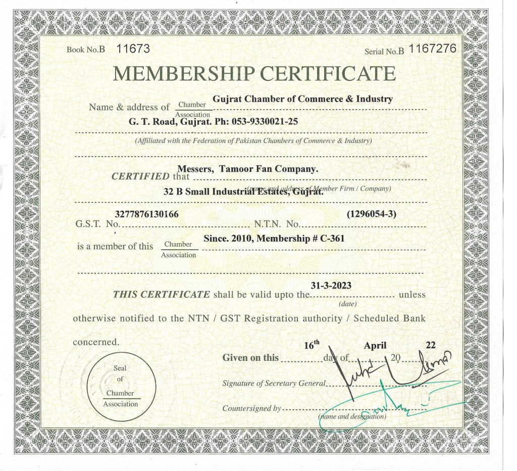 Chamber of Commerce Membership
